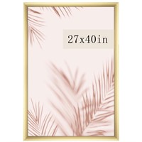 27x40 Picture Frame, Gold Poster Frame, Home