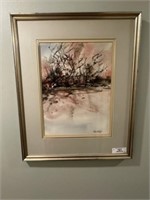 Artist Signed Watercolor