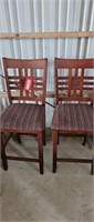 (2) 26" bar stools