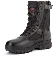 VEGA Mens Zipper Military Tactical Boots