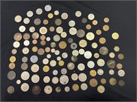 Over 100 Foreign Coins