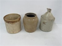 3pc. Pottery As Found