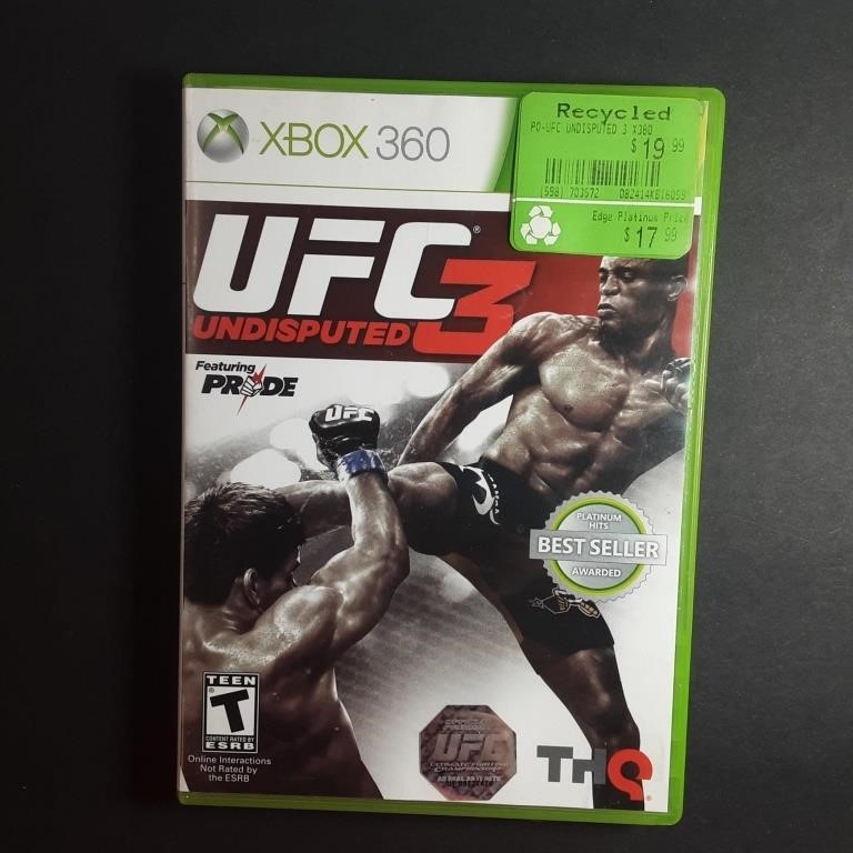 UFC xbox 1