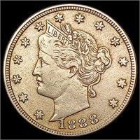 1888 Liberty Victory Nickel CLOSELY UNCIRCULATED