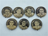 1910-1912 New York Giants Pins