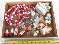 Misc Glass Christmas Ornaments, Garland, etc