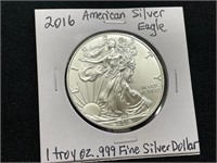 2016 American Eagle Silver Dollar