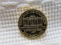 1997 Austria 200 Schilling 1/10oz .999 Gold Coin