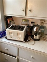 Toaster coffee pot cookbooks