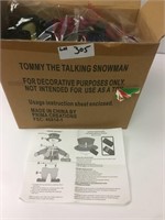 New Tommy the Talking Snowman