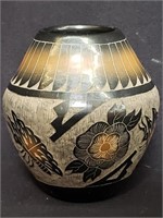 Signed native American vase