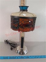 Ford table lamp, shade damaged as shown