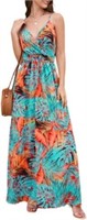 Womens Casual Bohemian Beach Maxi Dress