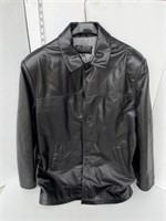 Action XL leather coat