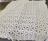 Crochet Table Cloth, 94" X 72"