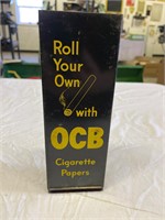 OCB cigarette paper dispenser, metal.