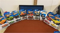 9 Miscellaneous lot of New Hot Wheels on card