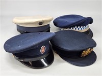 4) FOREIGN POLICE HATS