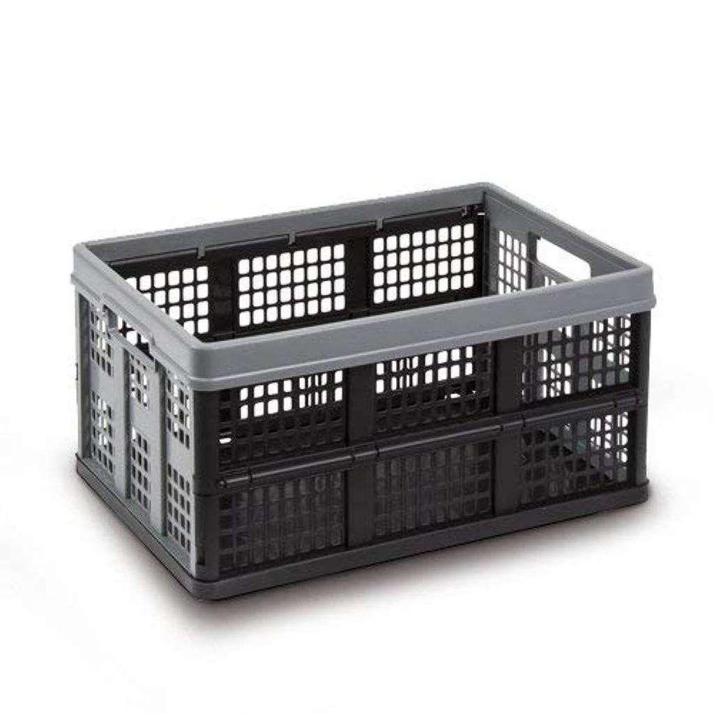 Clax  crate   folding box   basket  grey black