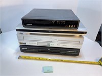 Untested DVD & VHS Players