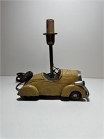Vintage wooden car lamp
