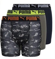 New PUMA Boys 3 Pack Boys' Performance Boxer