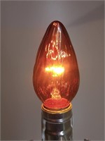 2 Retro GE Amber Light Bulbs (Standard Socket)