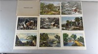 Currier & Ives Print Set