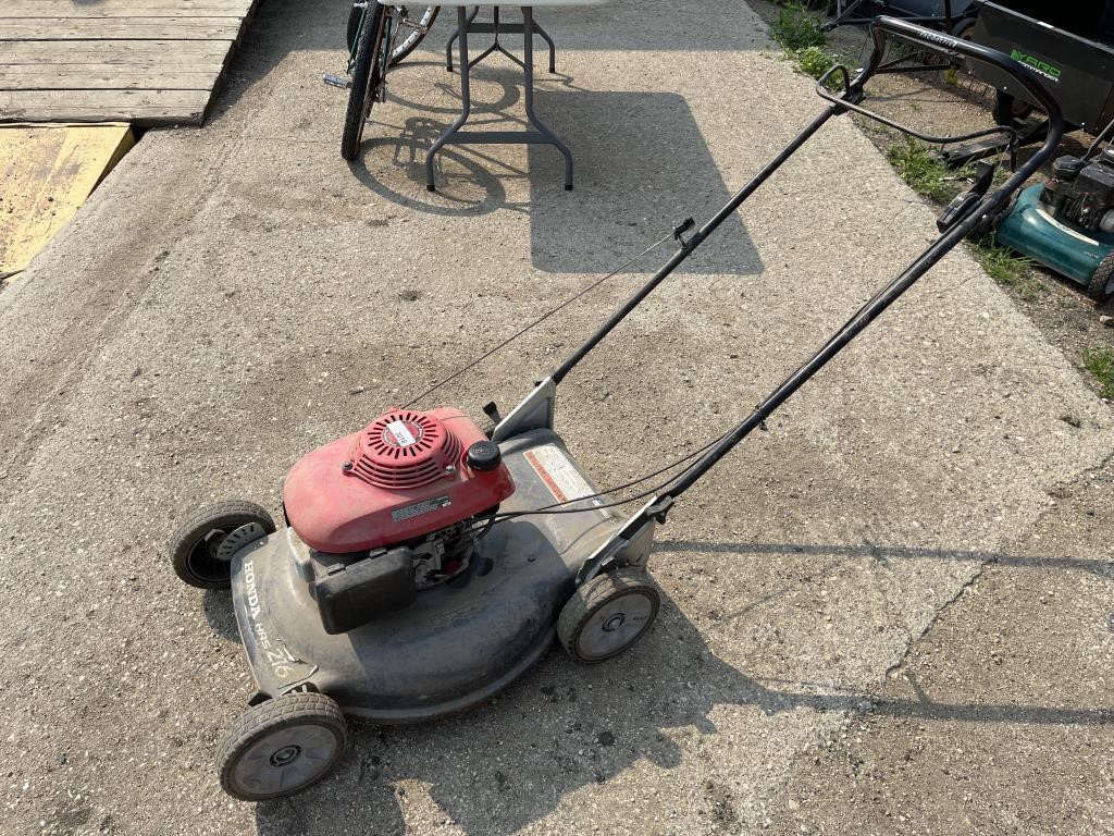 Honda HRS216 push mower - condition unknown