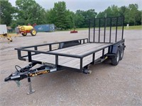 NEW Doolittle 8416 Tandem Axle Trailer W/ Air Gate