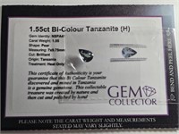 1.55ct Bi-Colour Tanzanite (H)