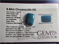 9.60ct Chrysocolia (N)