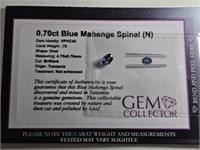.70ct Blue Mahenge Spinel (N)