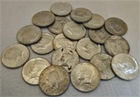 (20) 90% Silver 1964 Kennedy Half Dollars - Coins