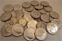 (30) 90% Silver 1964 Kennedy Half Dollars - Coins