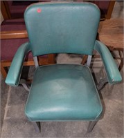 GREEN METAL CHAIR