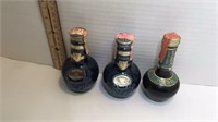3 vintage mini liquor bottles * 2) collectible
