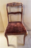 Tell City Chair Makers Mahogany Finish - OLD Chair