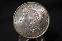 1878-P 7/8 Uncirculated Morgan Silver Dollar
