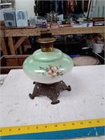 Vintage oil lamp no globe