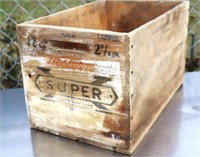 Western Super X wooden ammo box