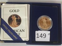 1987 Proof $50 Dollar Gold Coin, American Eagle