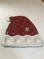 Santa Hat Egg Plate