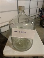 1969 Glass Carboy 6 1/2 Gallon Jar, W/ Cap