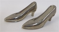 Marmi Silverplated High Heel Shoes