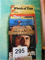 Stack of Sports Illustrated - vintage oval racing