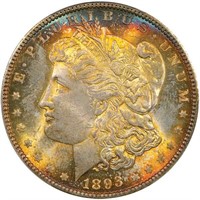 $1 1893 PCGS MS63 CAC