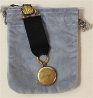 October 25, 1909 Woodstock 3 Mile Race Medal