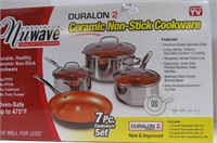 "Nuwave" 7Pc Ceramic Non-Stick Cookware Set