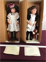 Two Good-Kruger Dolls, Certificate Of Authenticity